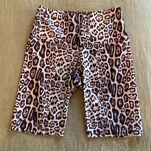 Onzie Cheetah Print Biker Shorts